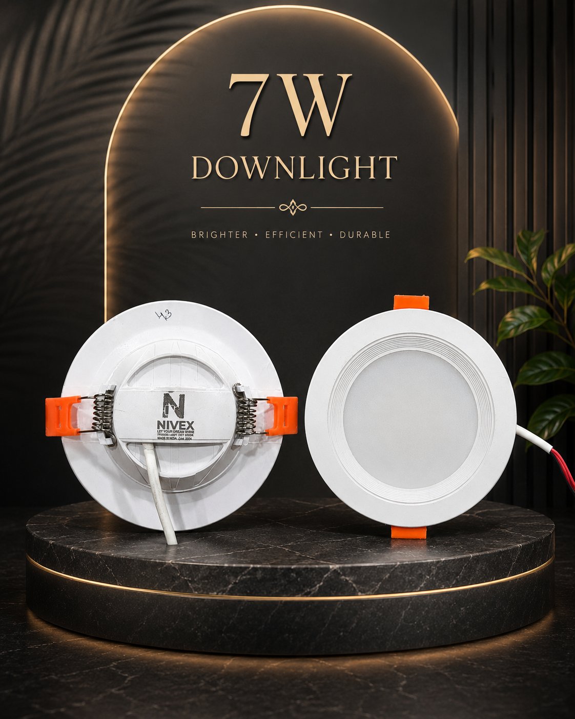 Nivex 7W LED Downlight