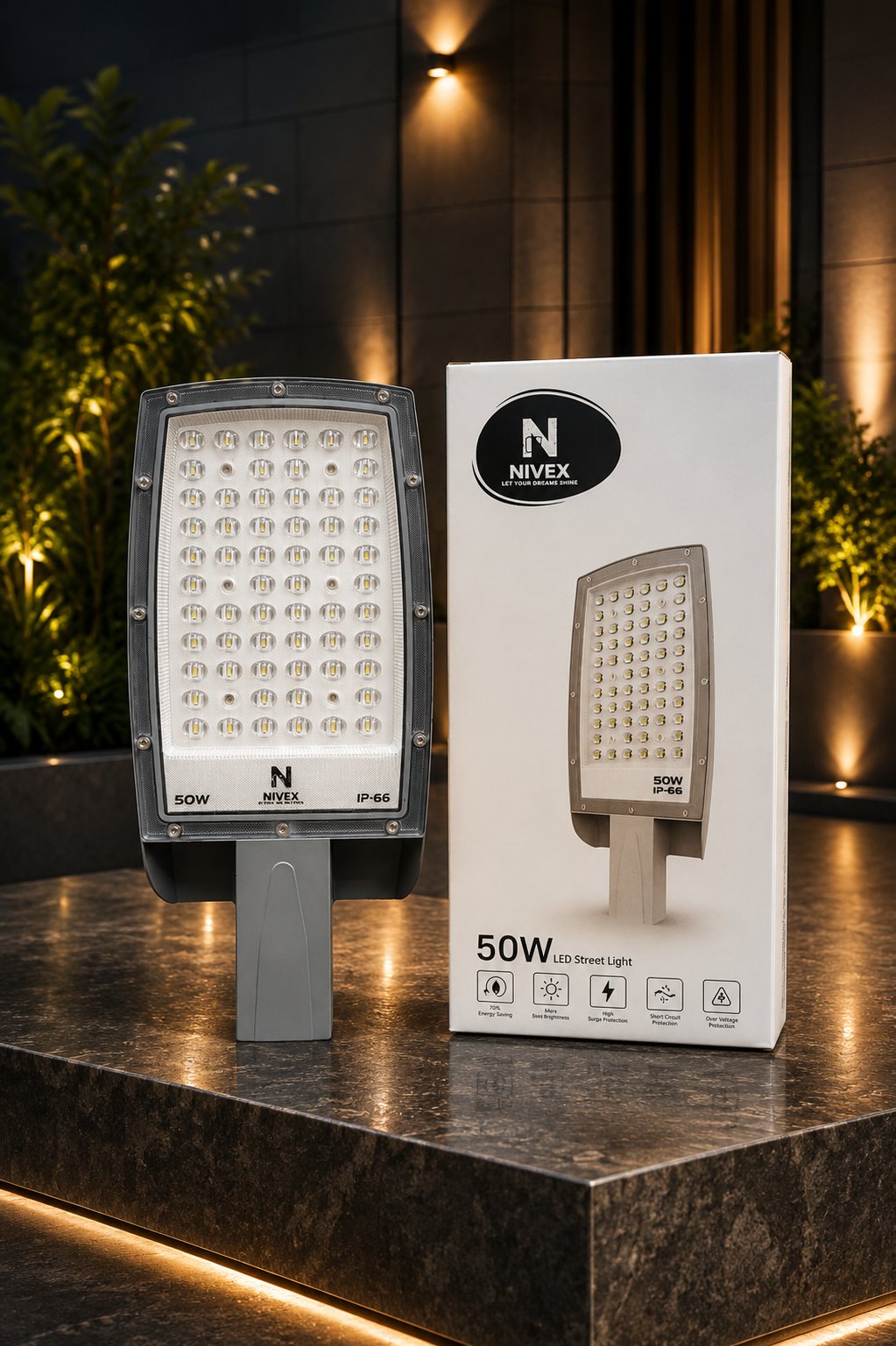 Nivex 50W LED Street Light